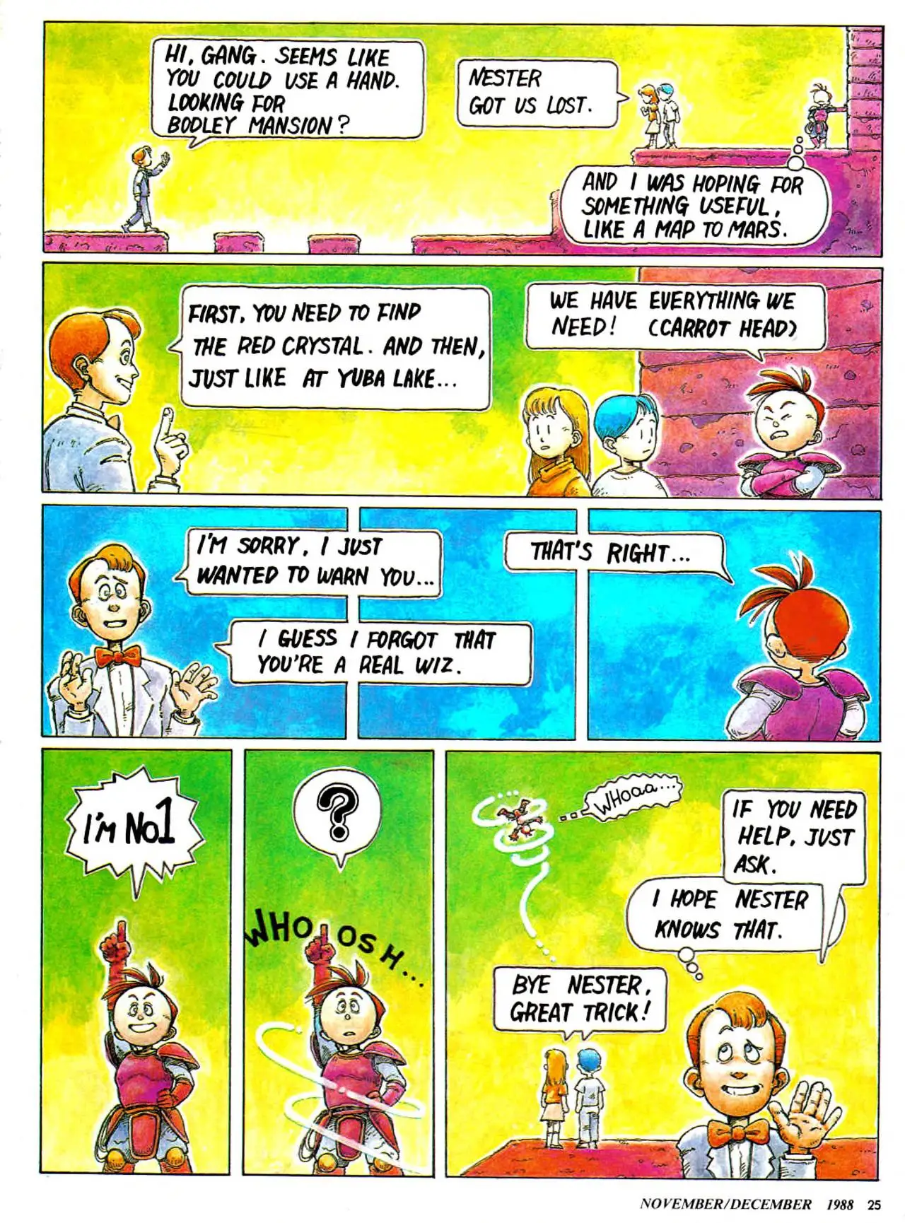 Howard & Nester from Nintendo Power issue 3, part 2