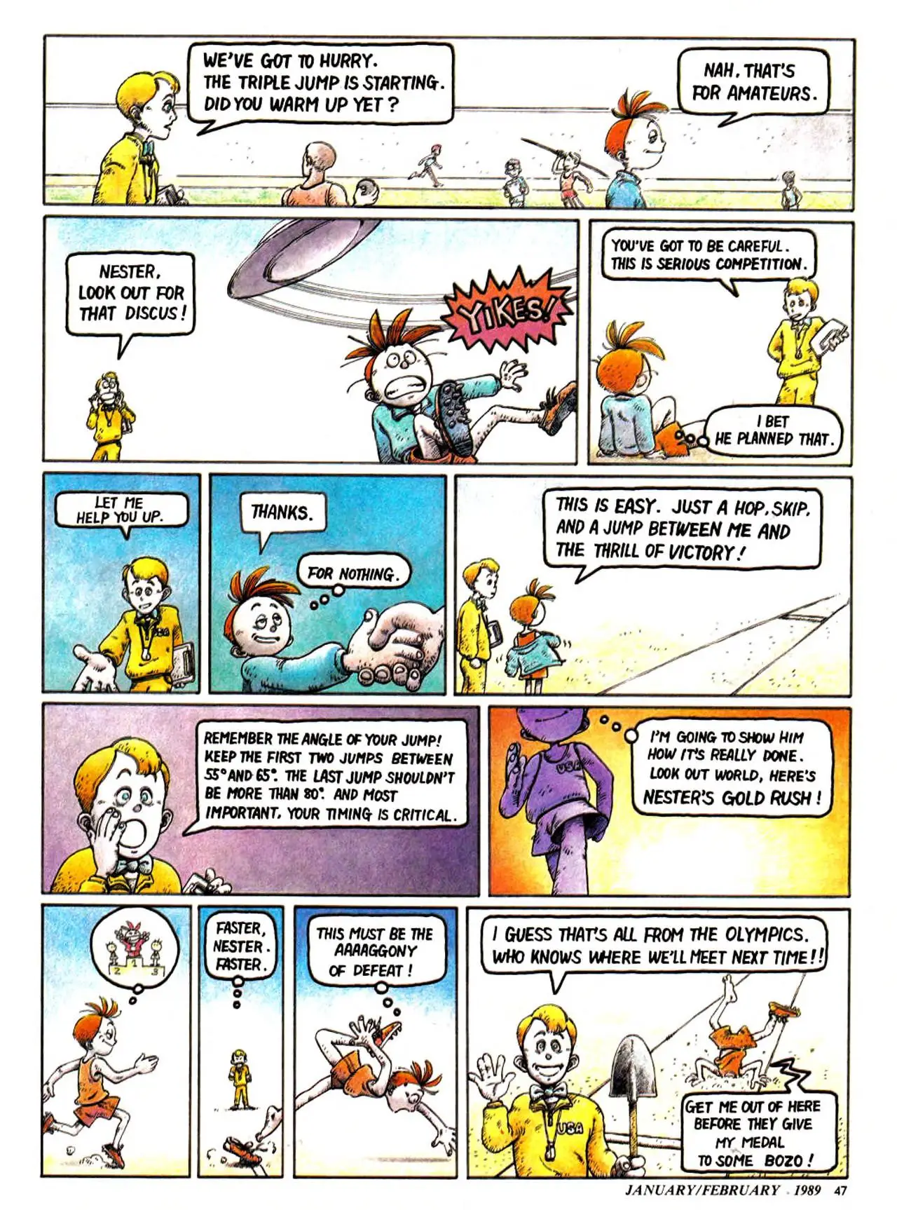 Howard & Nester from Nintendo Power issue 4, part 2