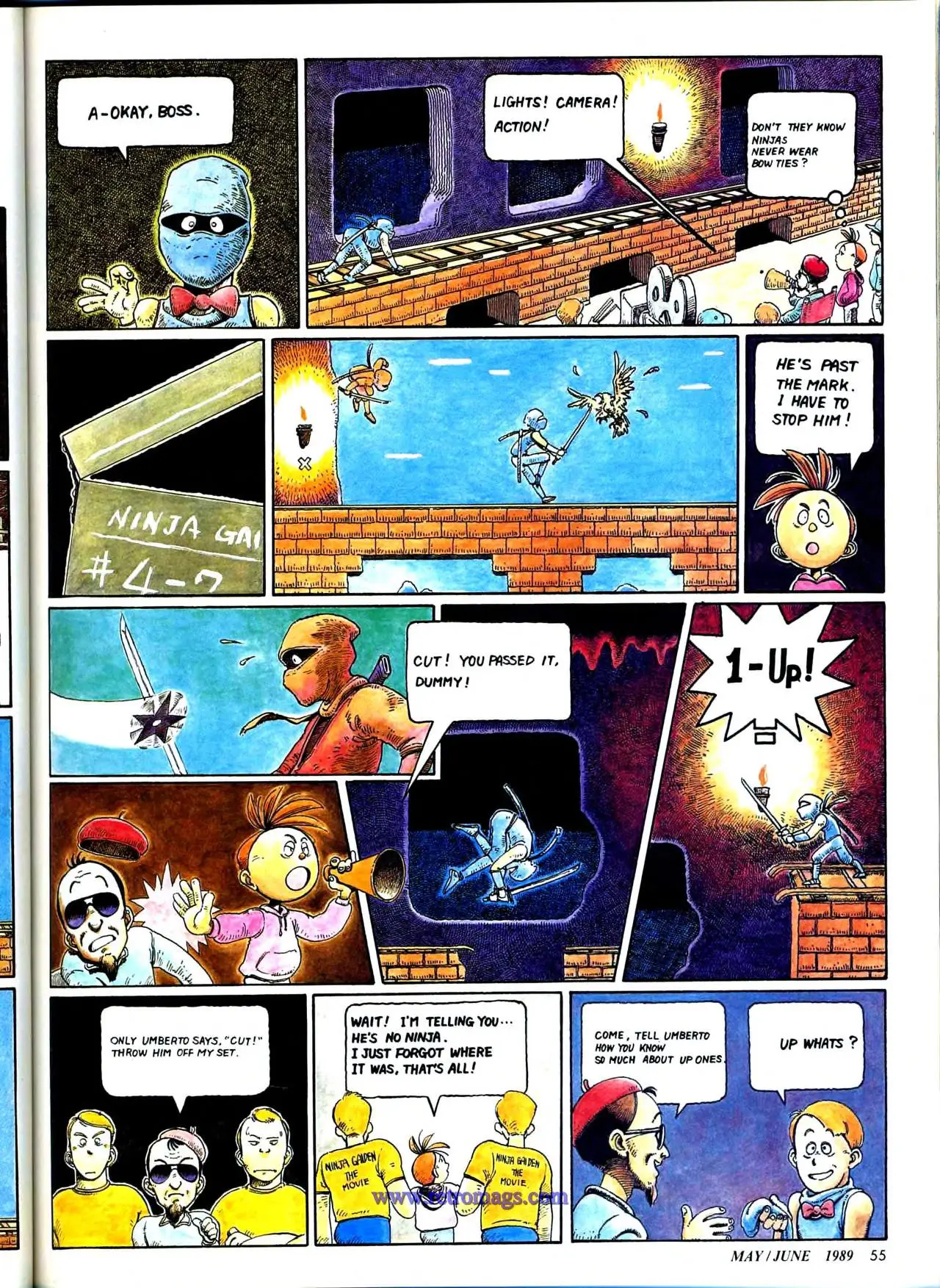 Howard & Nester from Nintendo Power issue 6, part 2