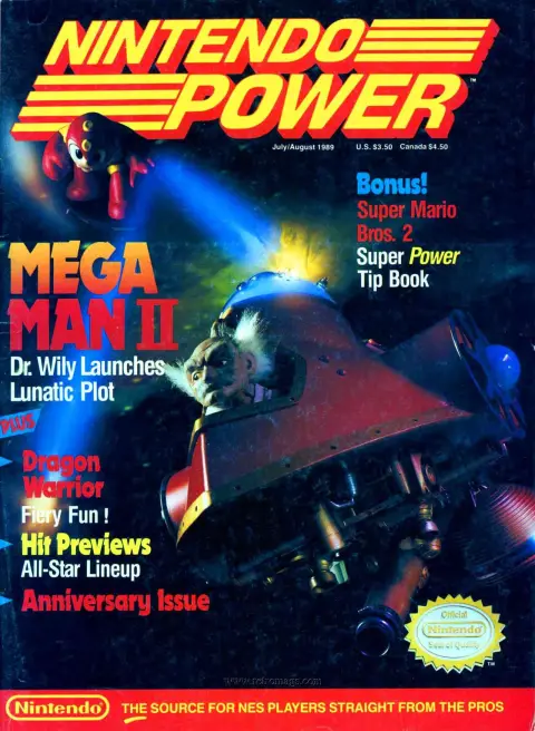 Nintendo Power issue 7 cover — Mega Man 2