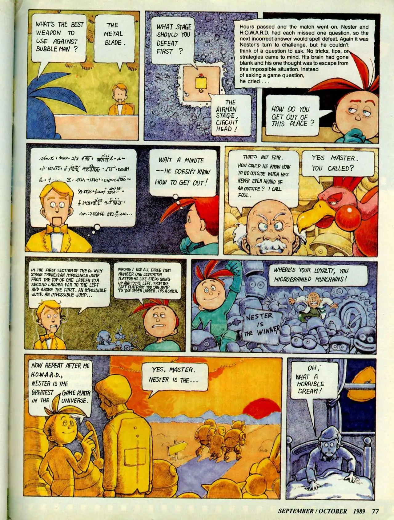Howard & Nester from Nintendo Power issue 8, part 2