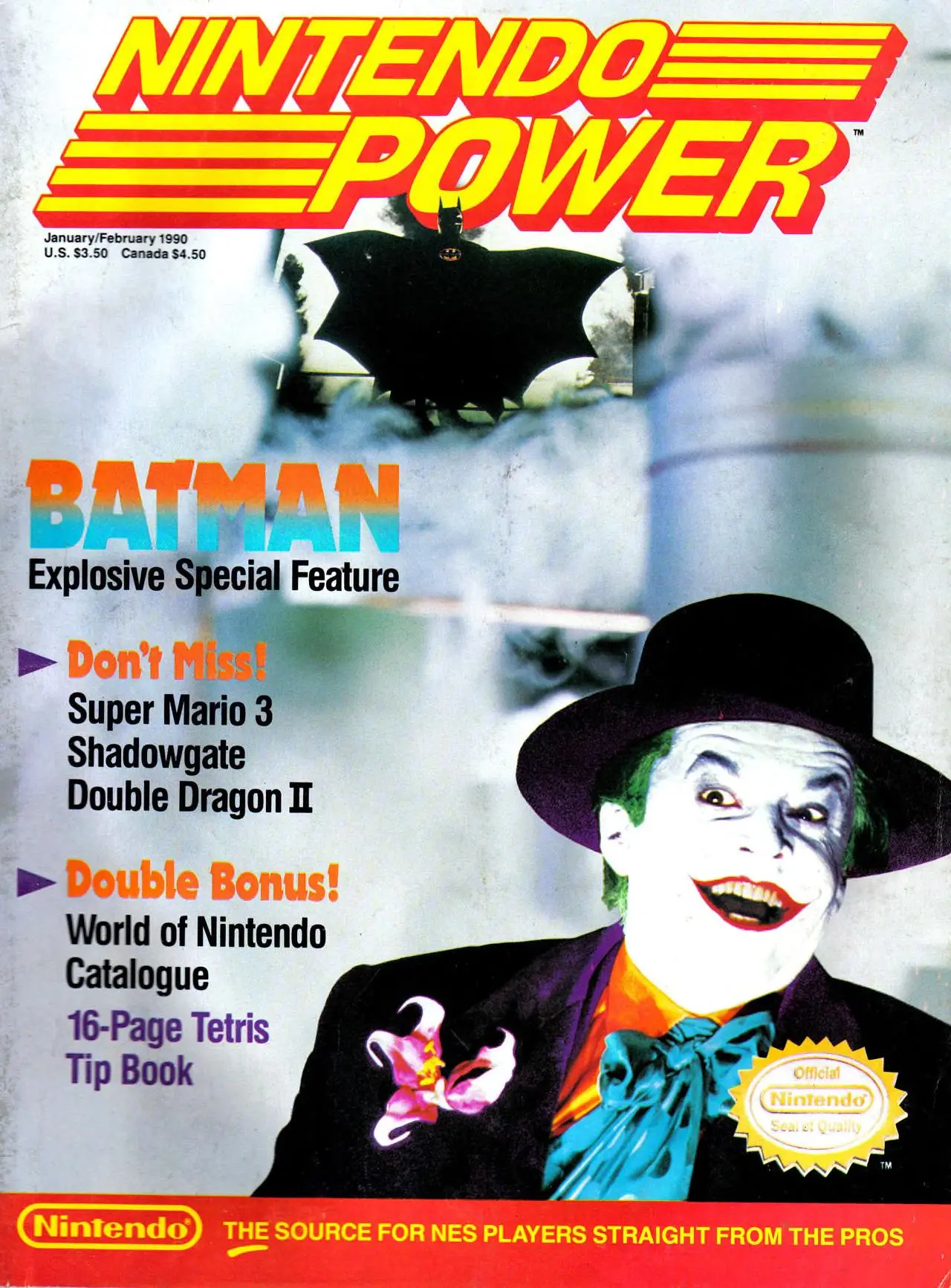 Nintendo Power issue 10 cover — Batman