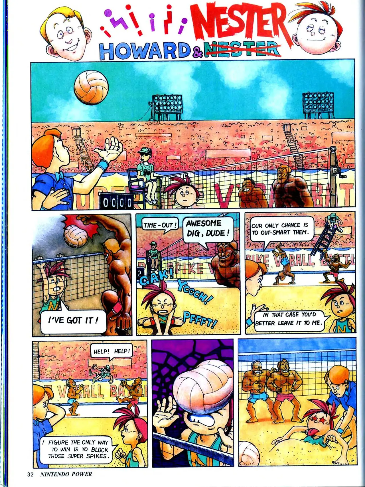 Howard & Nester from Nintendo Power issue 11, page 32