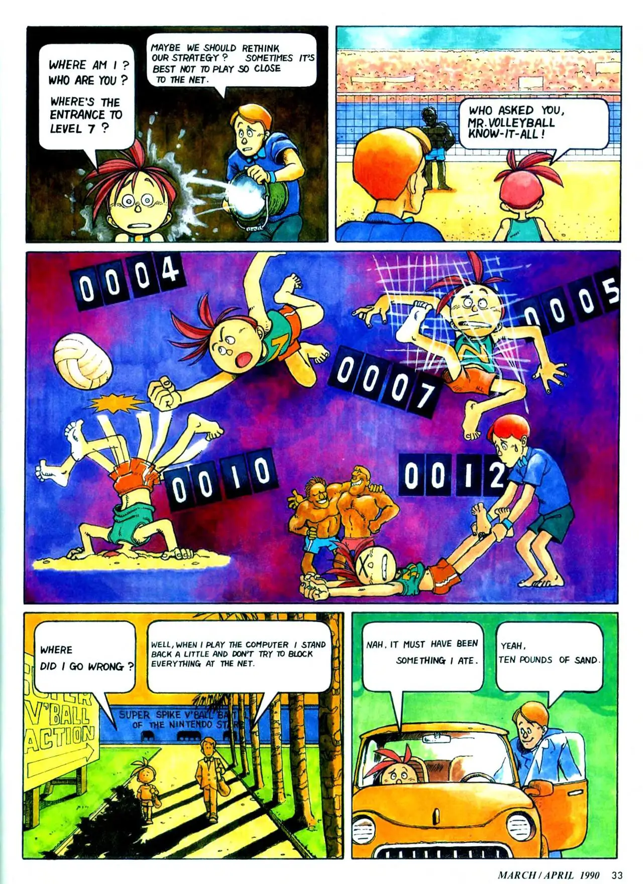 Howard & Nester from Nintendo Power issue 11, part 2