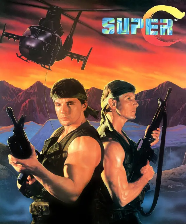 Pull-out poster from Nintendo Power issue 11 — Super C