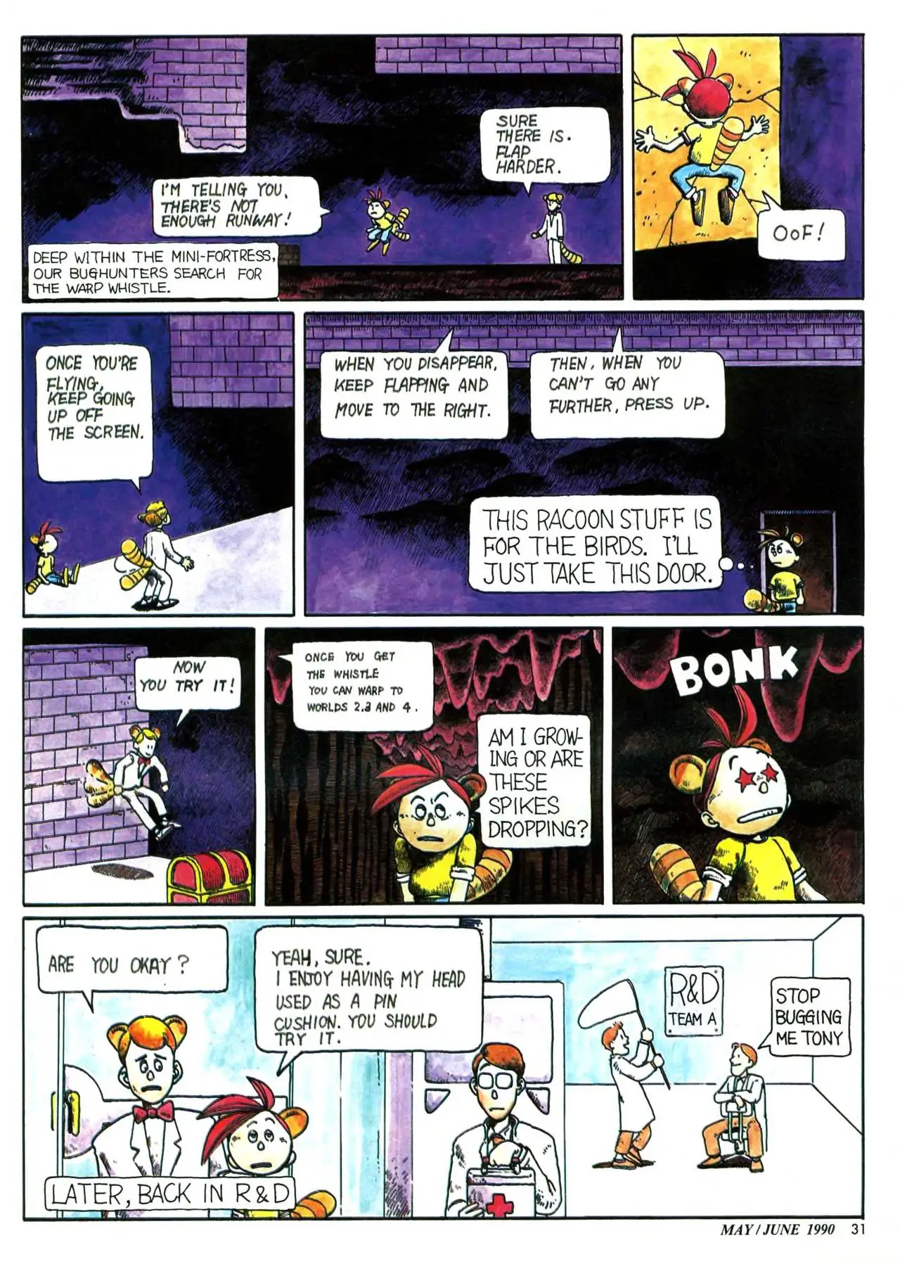 Howard & Nester from Nintendo Power issue 12, part 2