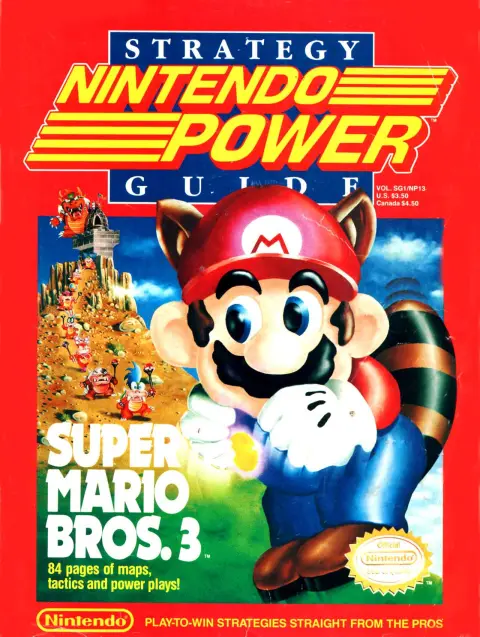 Nintendo Power issue 13 cover — Super Mario Bros. 3 Strategy Guide