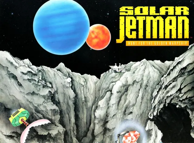 Pull-out poster from Nintendo Power issue 16 — Solar Jetman: Hunt for the Golden Warpship