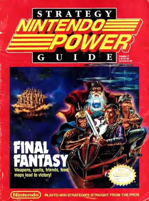 Nintendo Power issue 17 cover — Final Fantasy Strategy Guide