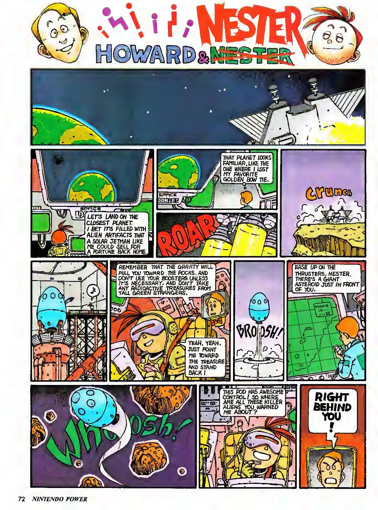 Howard & Nester from Nintendo Power issue 20, page 72