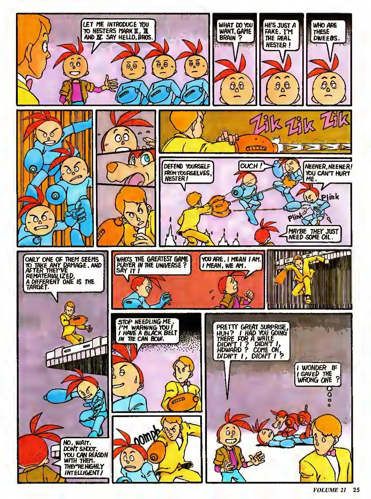Howard & Nester from Nintendo Power issue 21, page 25