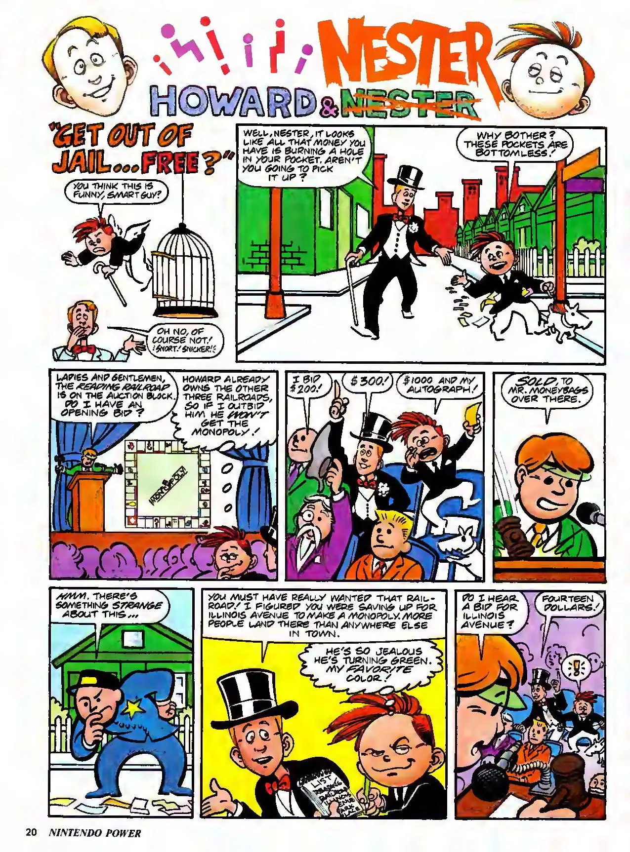 Howard & Nester from Nintendo Power issue 24, page 20