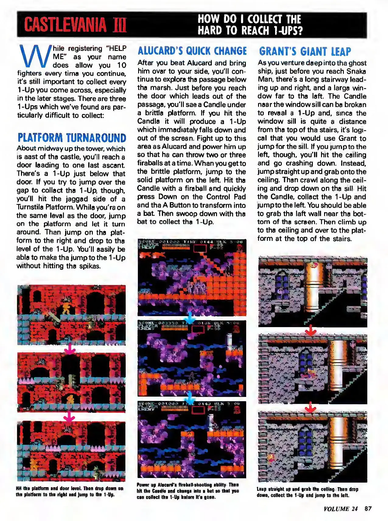 Counselor's Corner from Nintendo Power issue 24, page 87