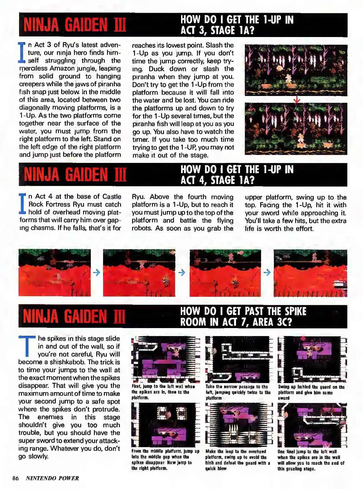 Counselor's Corner from Nintendo Power issue 28, page 86