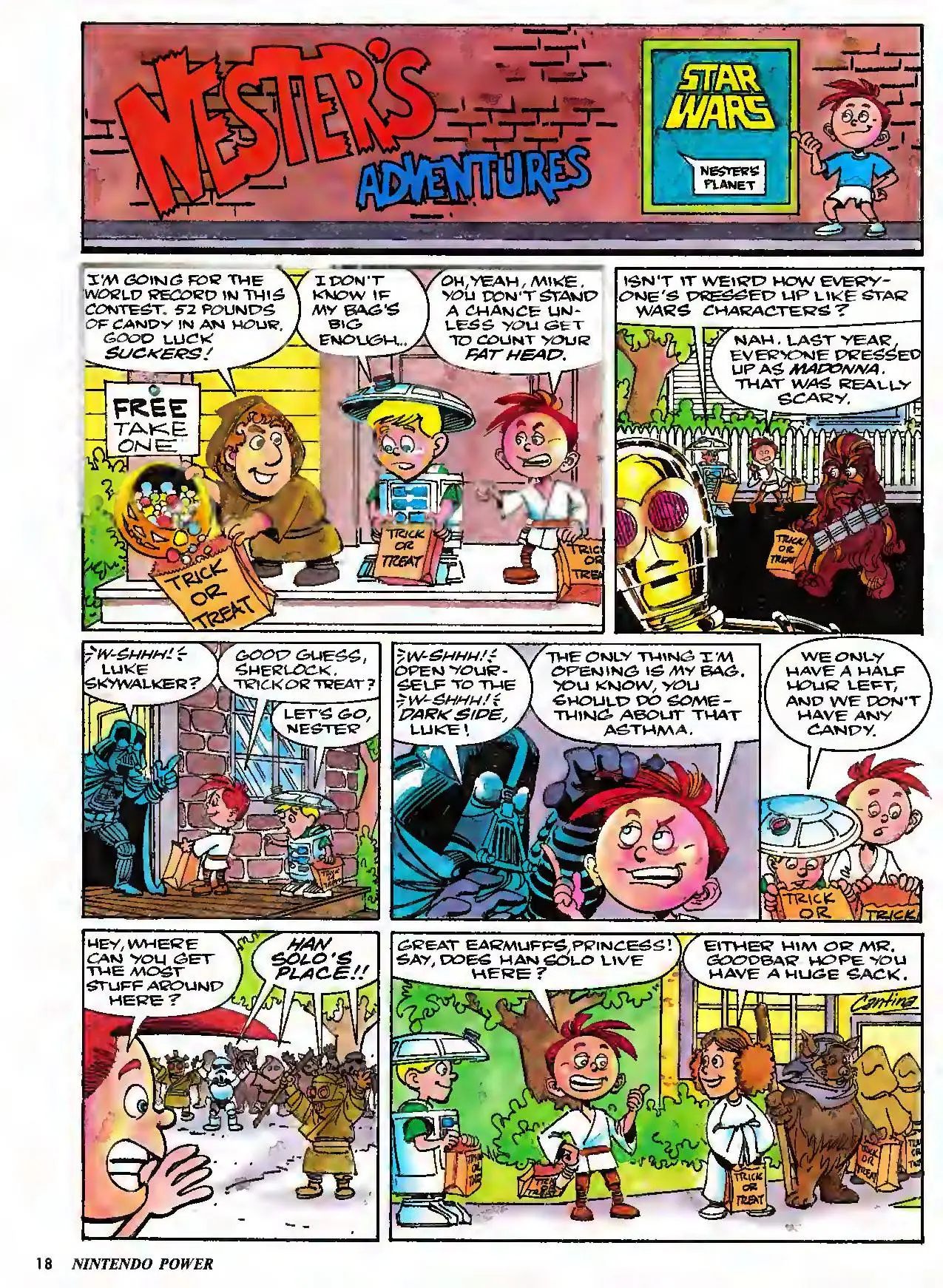 Nester's Adventures from Nintendo Power issue 29, page 18