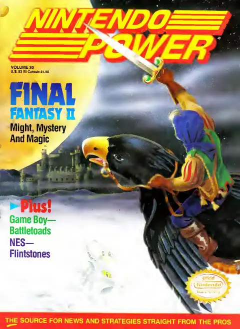 Nintendo Power issue 30 cover — Final Fantasy II