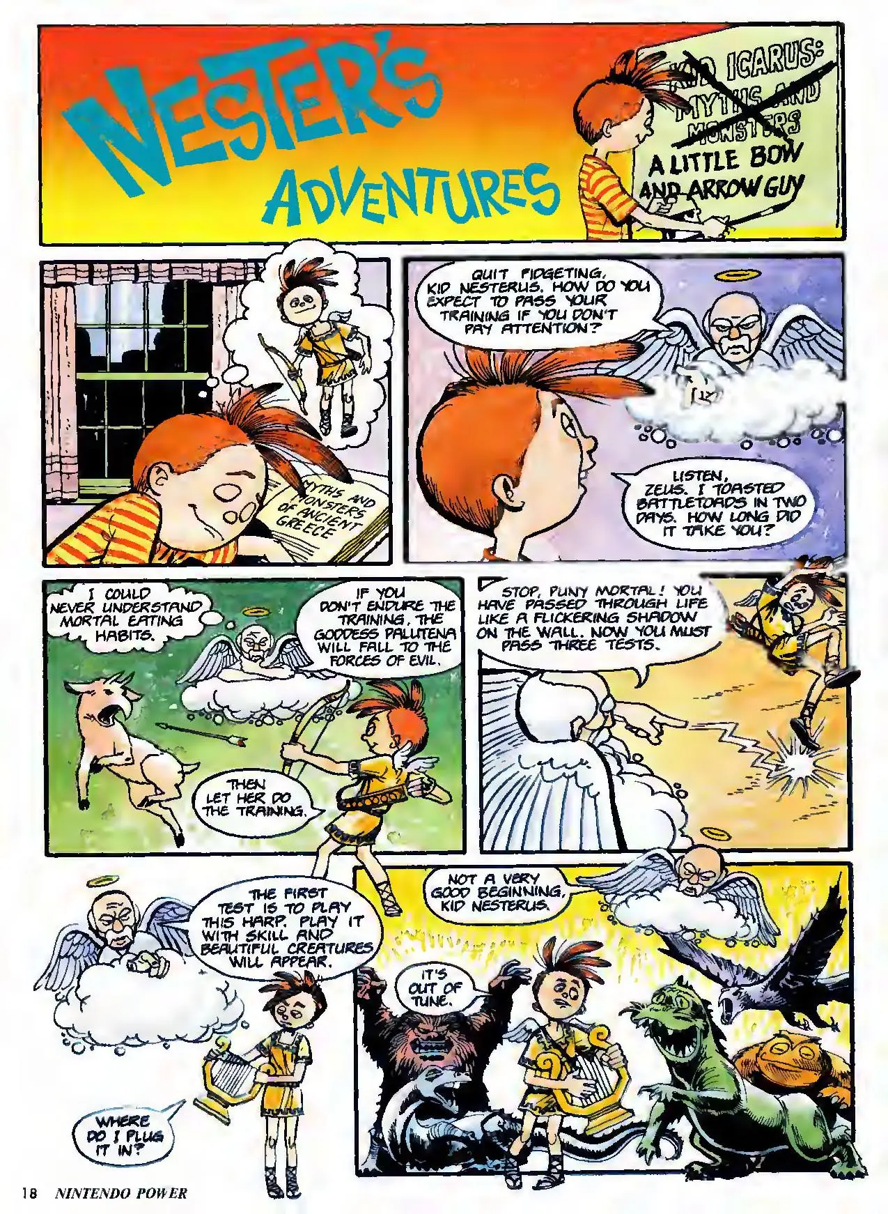 Nester's Adventures from Nintendo Power issue 31, page 18