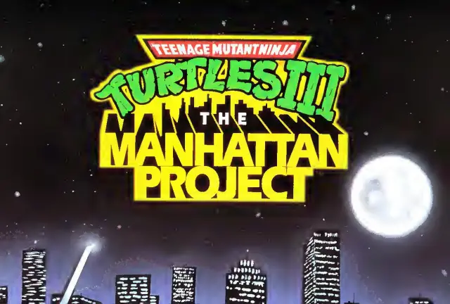 Pull-out poster from Nintendo Power issue 31 — Teenage Mutant Ninja Turtles III: The Manhattan Project