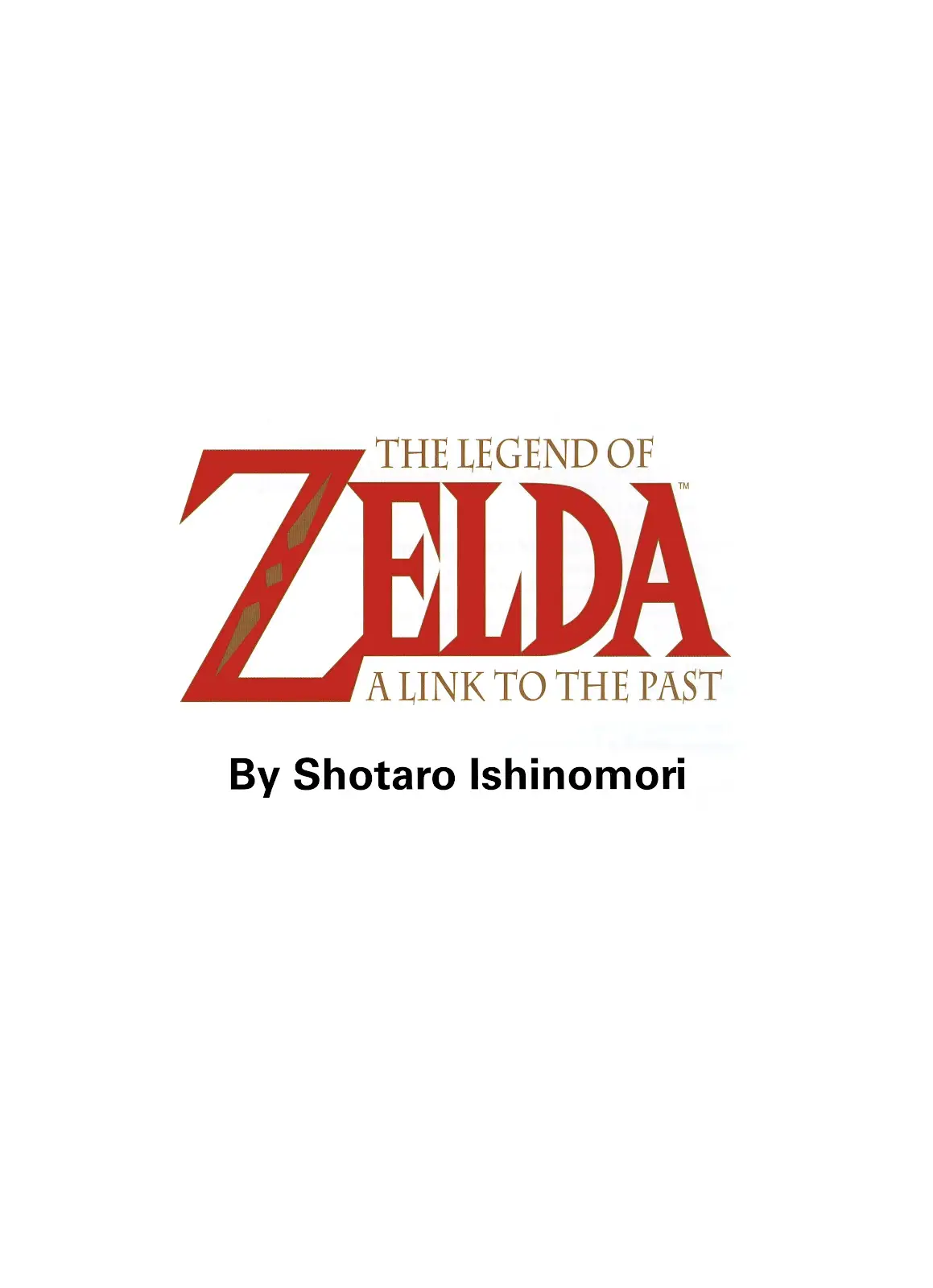 The Legend of Zelda: A Link to the Past, first page