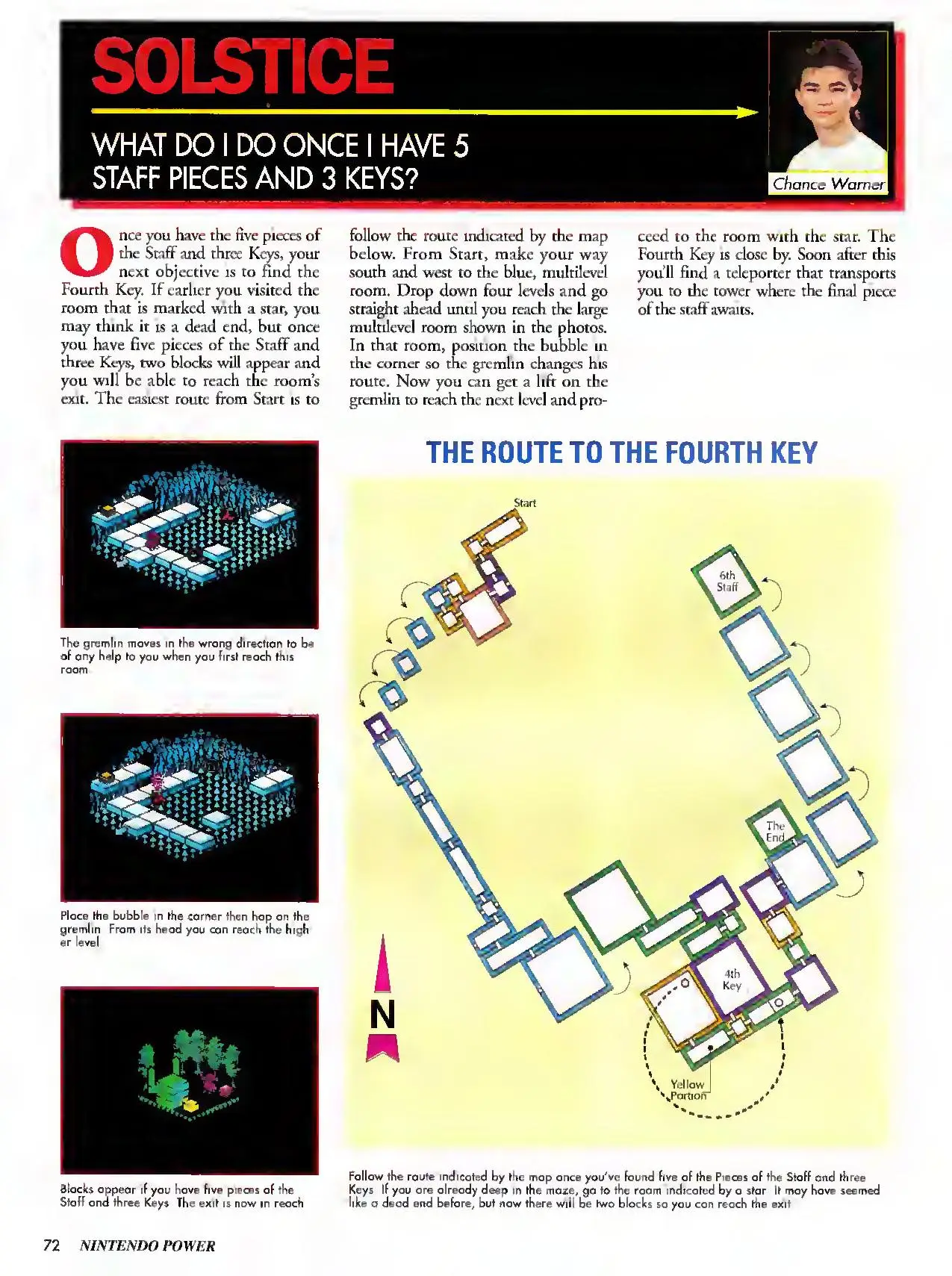Counselor's Corner from Nintendo Power issue 32, page 72