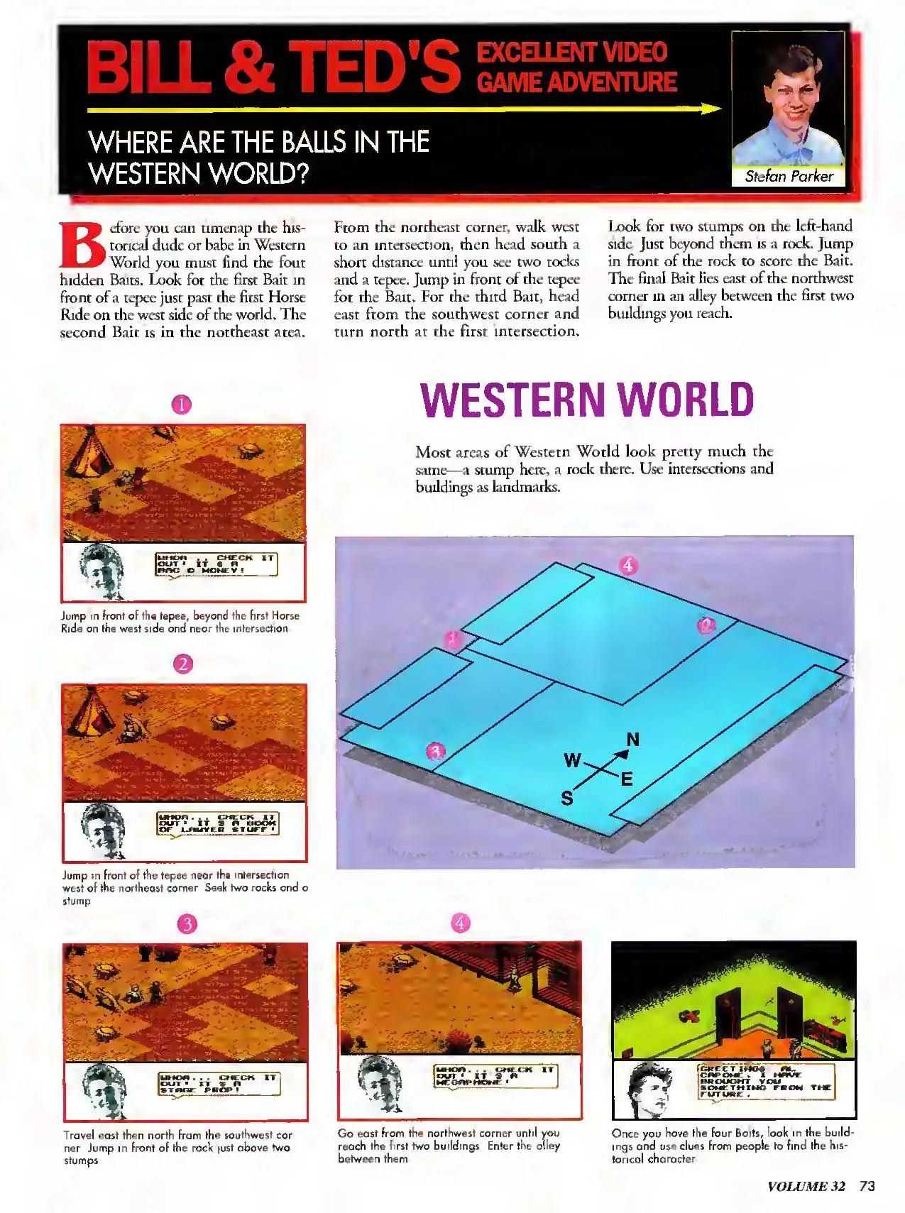 Counselor's Corner from Nintendo Power issue 32, page 73