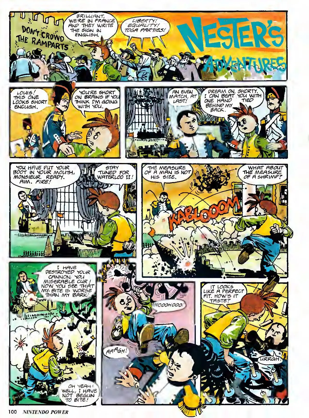 Nester's Adventures from Nintendo Power issue 34, page 100