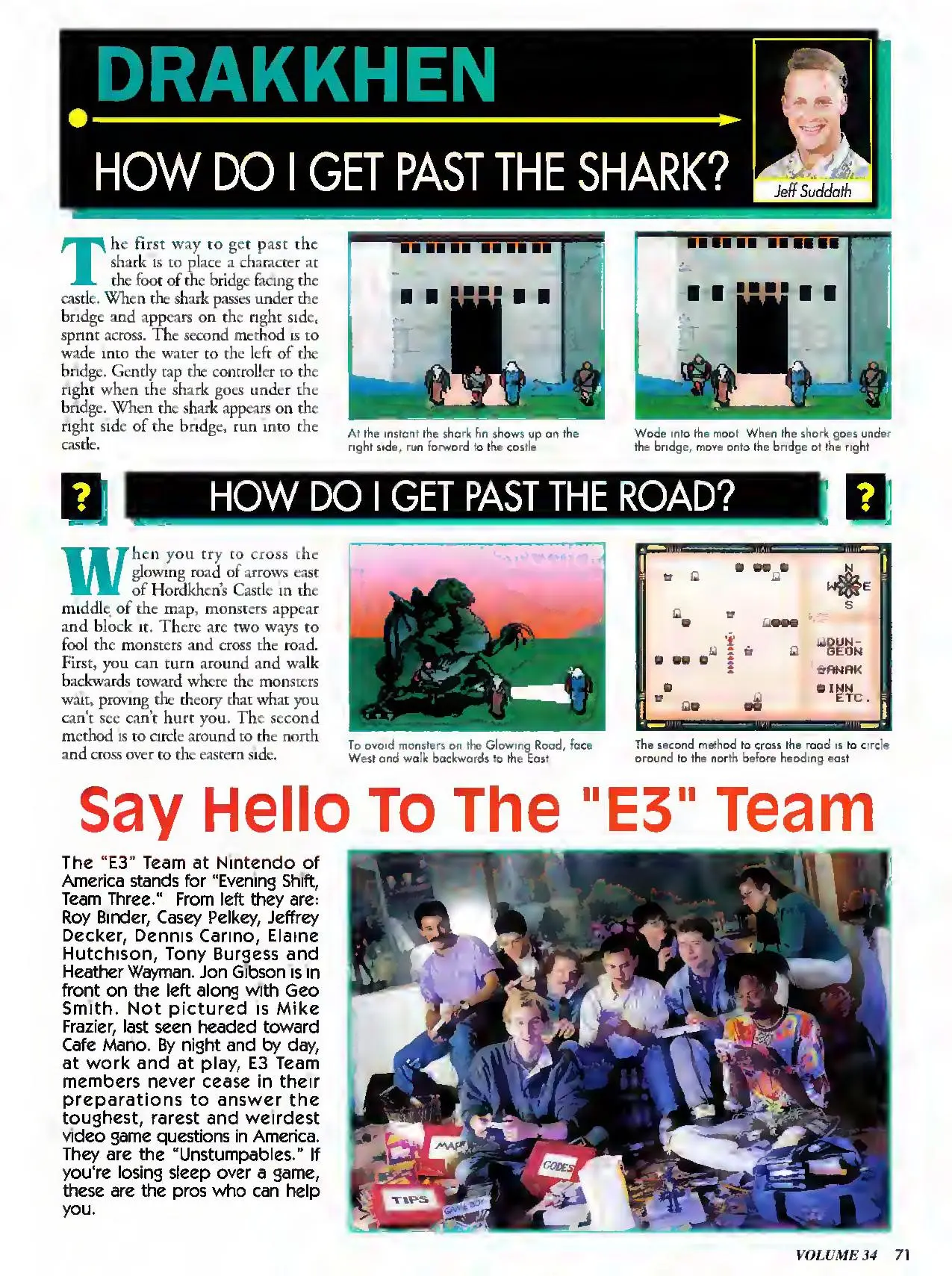 Counselor's Corner from Nintendo Power issue 34, page 71