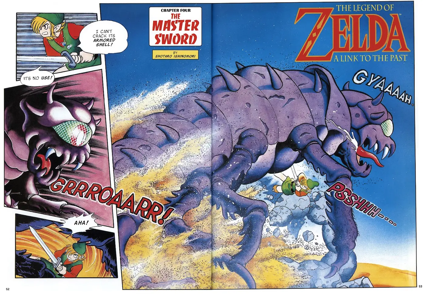 The Legend of Zelda: A Link to the Past from Nintendo Power issue 35, first page