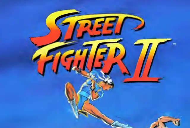 Pull-out poster from Nintendo Power issue 35 — Street Fighter II: The World Warrior