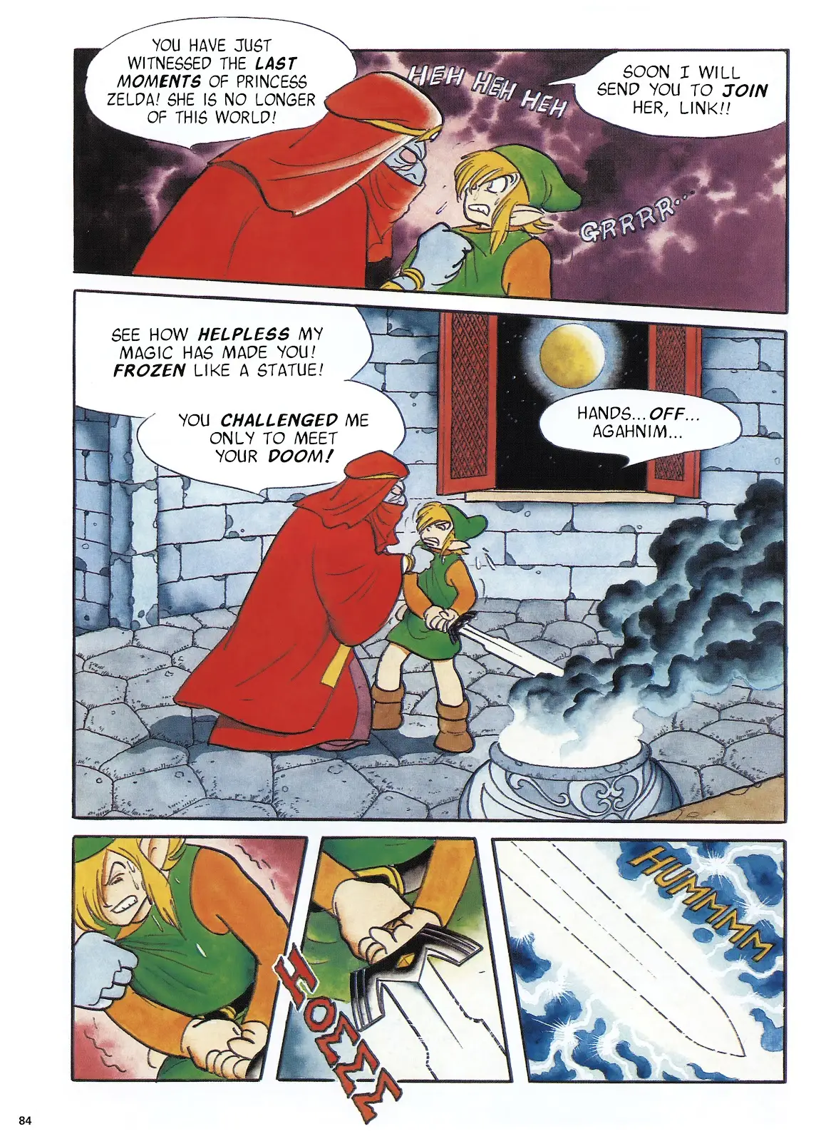 The Legend of Zelda: A Link to the Past from Nintendo Power issue 37, first page
