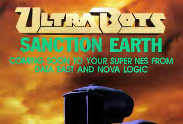 Pull-out poster from Nintendo Power issue 37 — Ultrabots