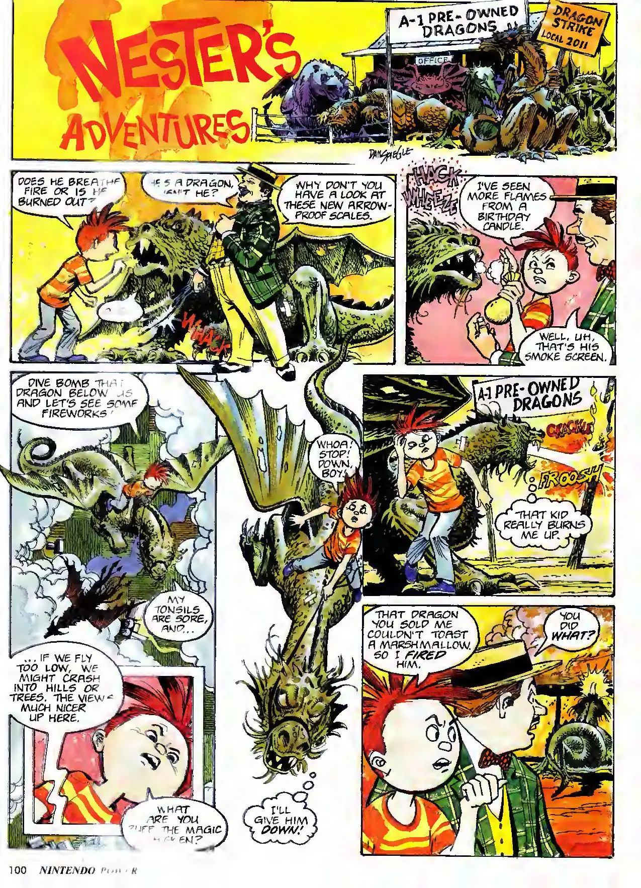 Nester's Adventures from Nintendo Power issue 38, page 100