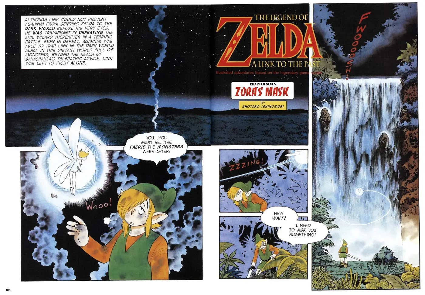 The Legend of Zelda: A Link to the Past from Nintendo Power issue 38, first page