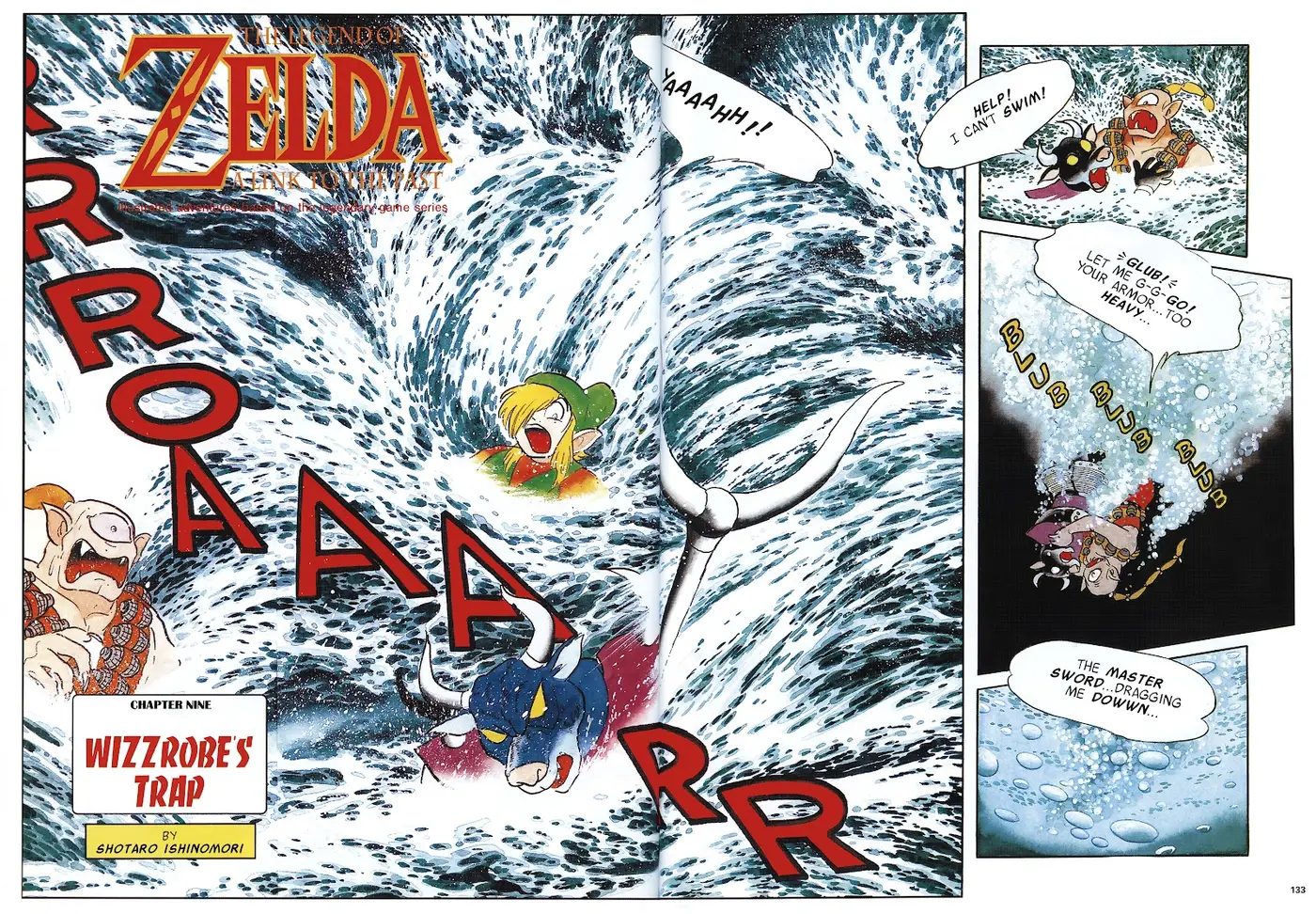 The Legend of Zelda: A Link to the Past from Nintendo Power issue 40, first page