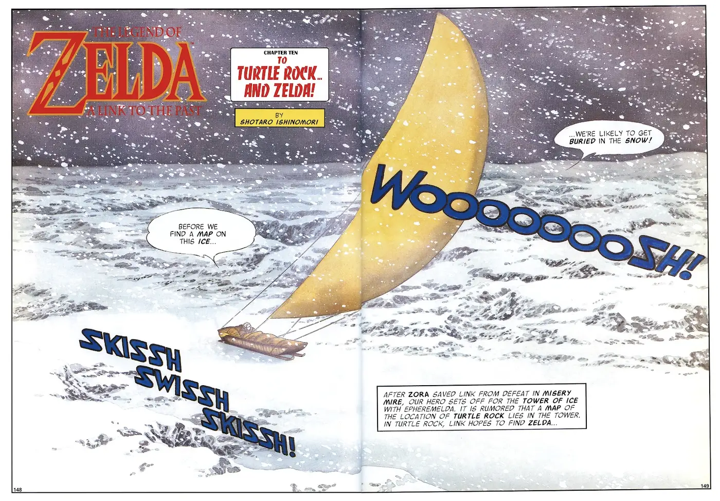 The Legend of Zelda: A Link to the Past from Nintendo Power issue 41, first page