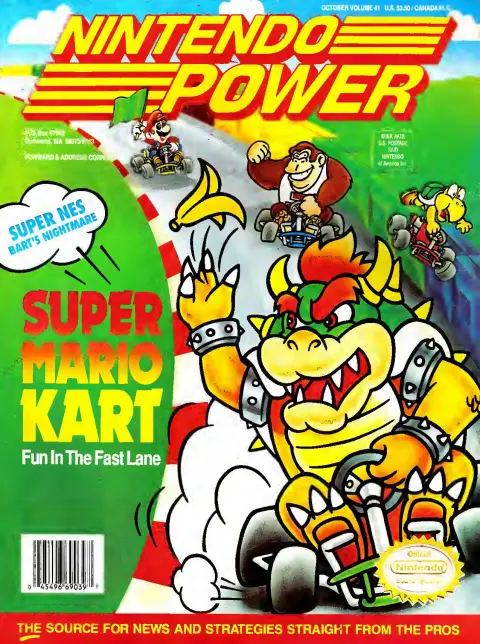 Nintendo Power issue 41 — Super Mario Kart