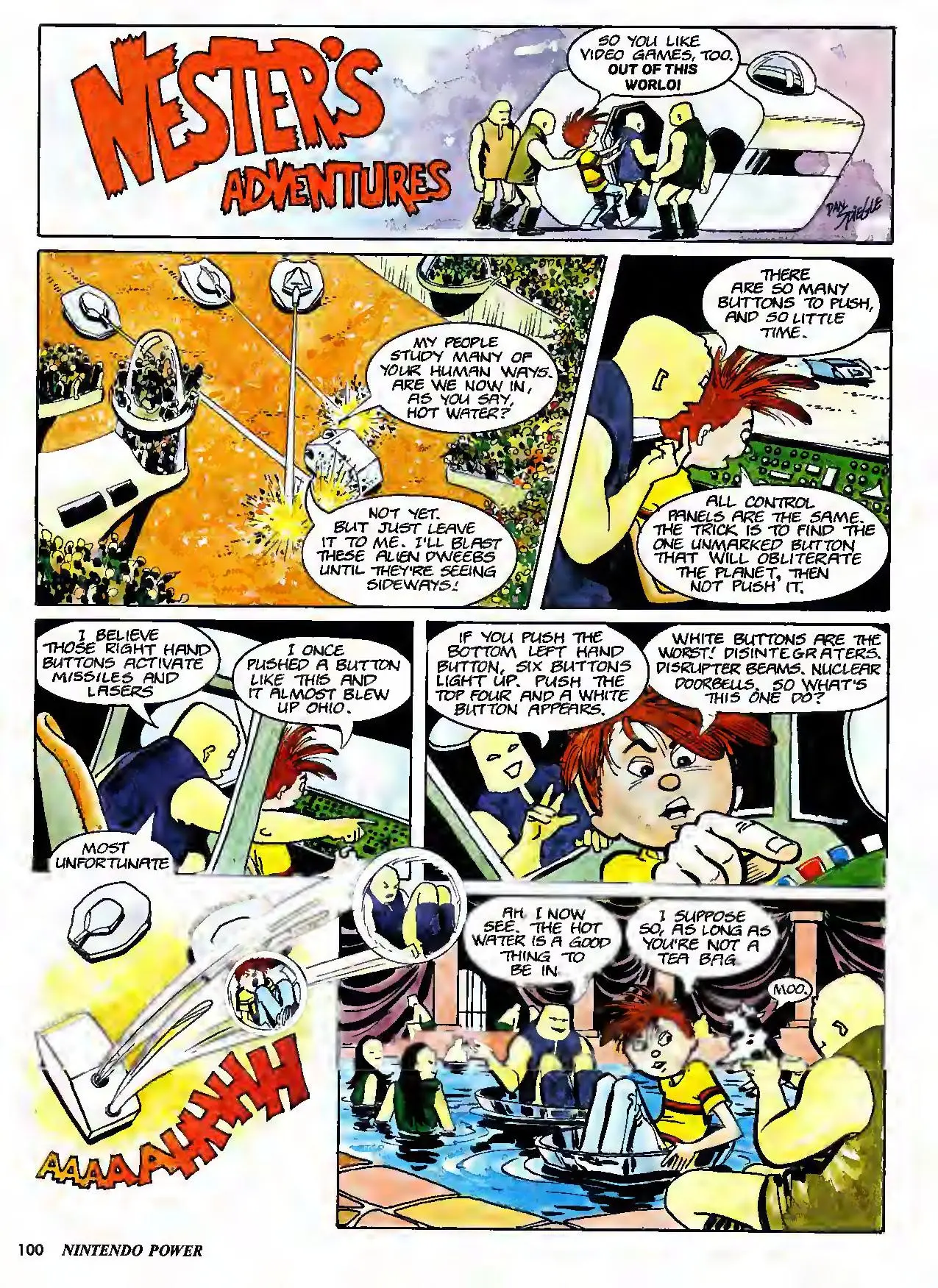 Nester's Adventures from Nintendo Power issue 42, page 100