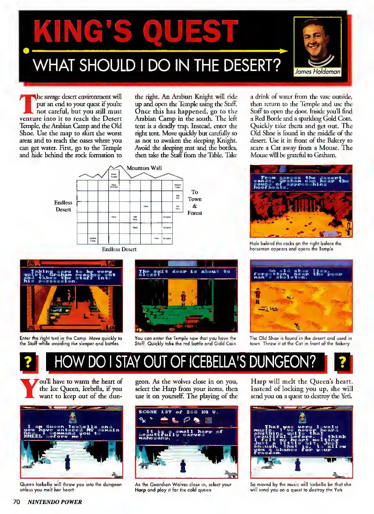 Counselor's Corner from Nintendo Power issue 42, page 70