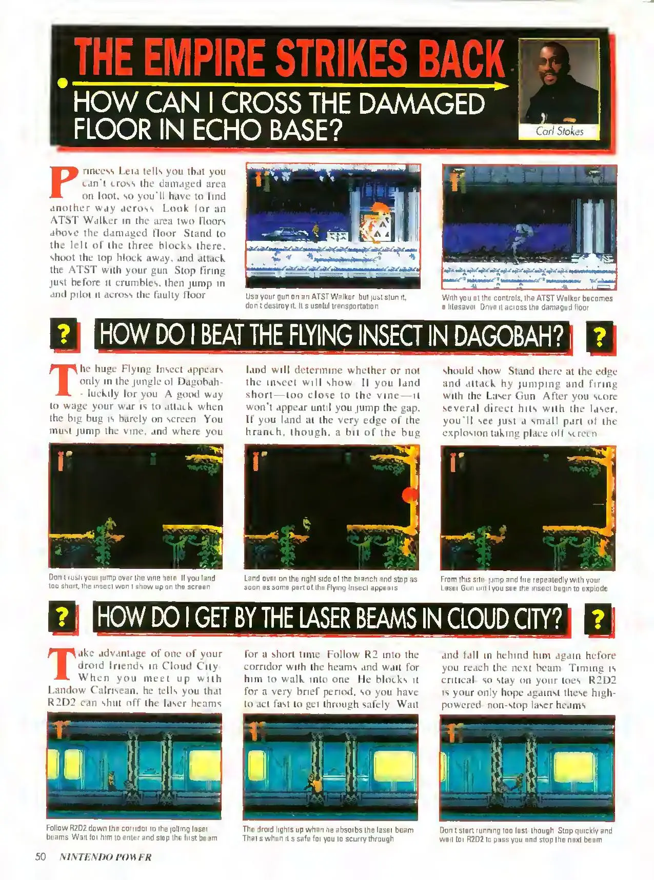 Counselor's Corner from Nintendo Power issue 44, page 50