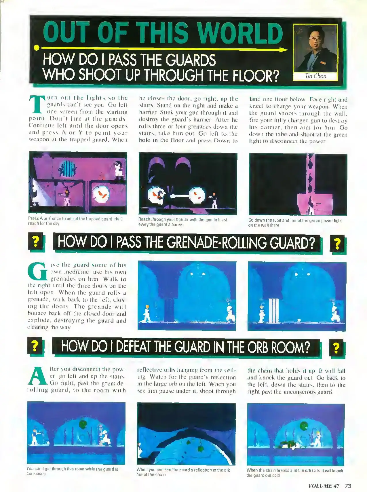 Counselor's Corner from Nintendo Power issue 47, page 73