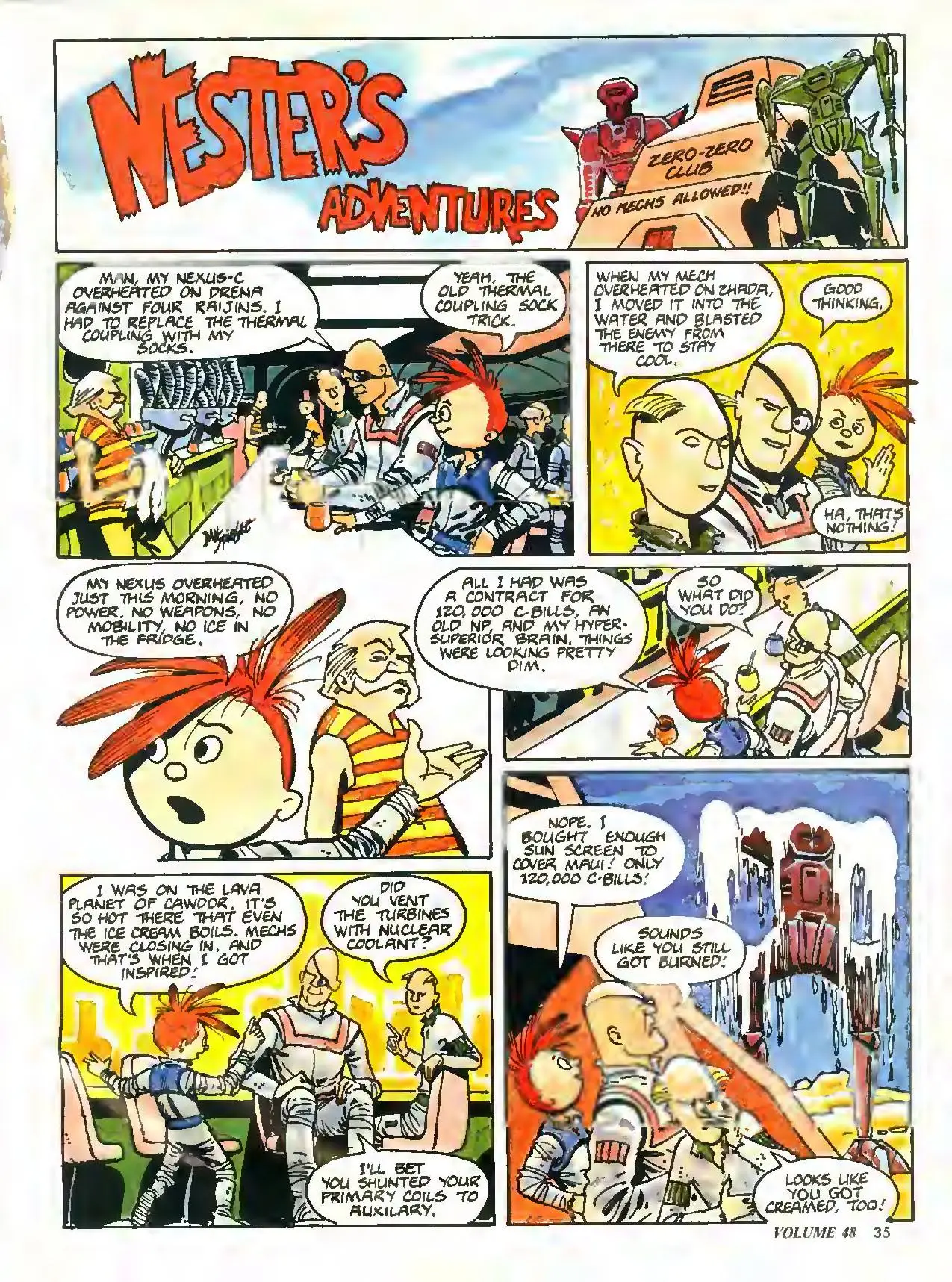 Nester's Adventures from Nintendo Power issue 48, page 35