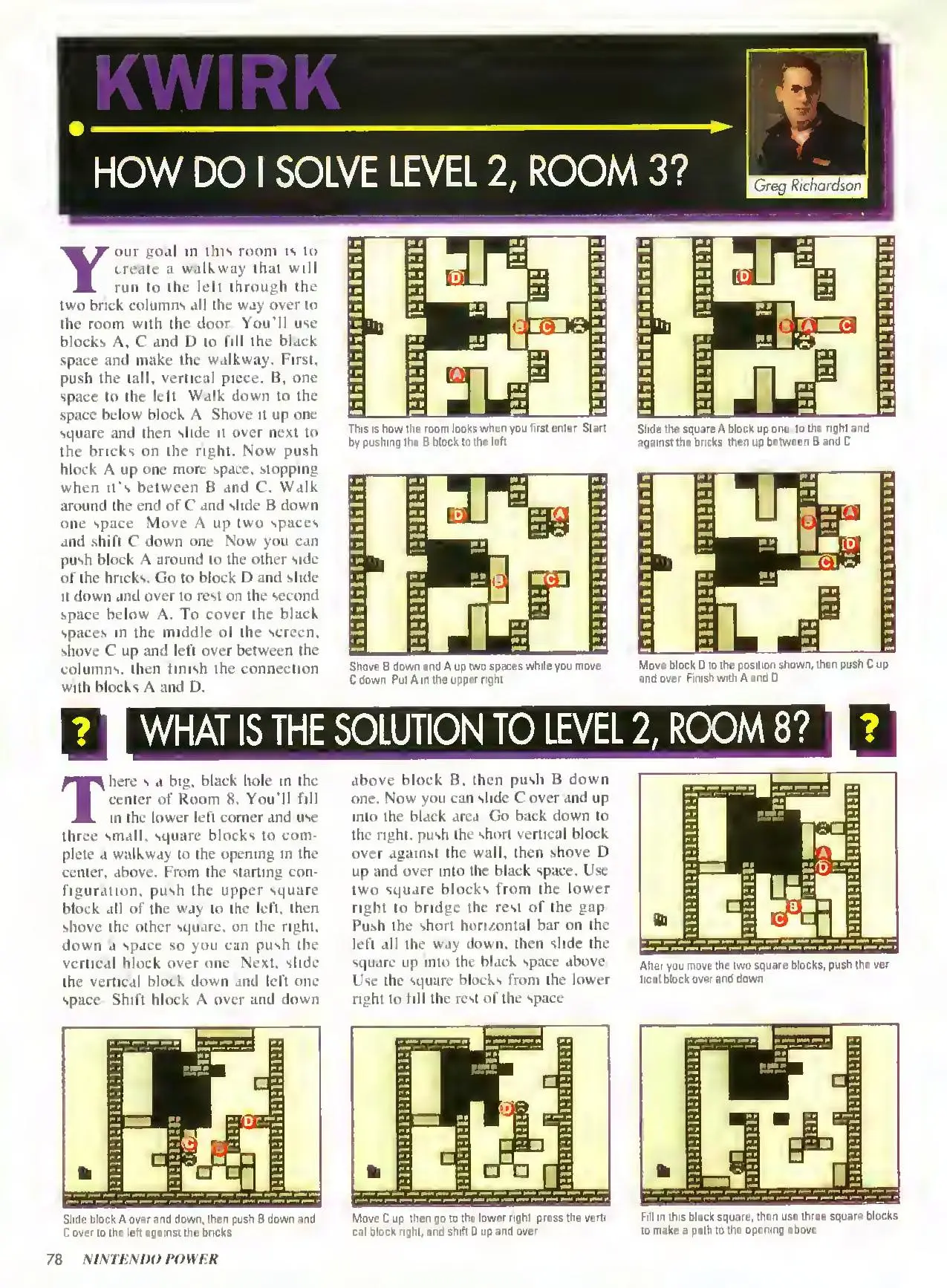 Counselor's Corner from Nintendo Power issue 49, page 78