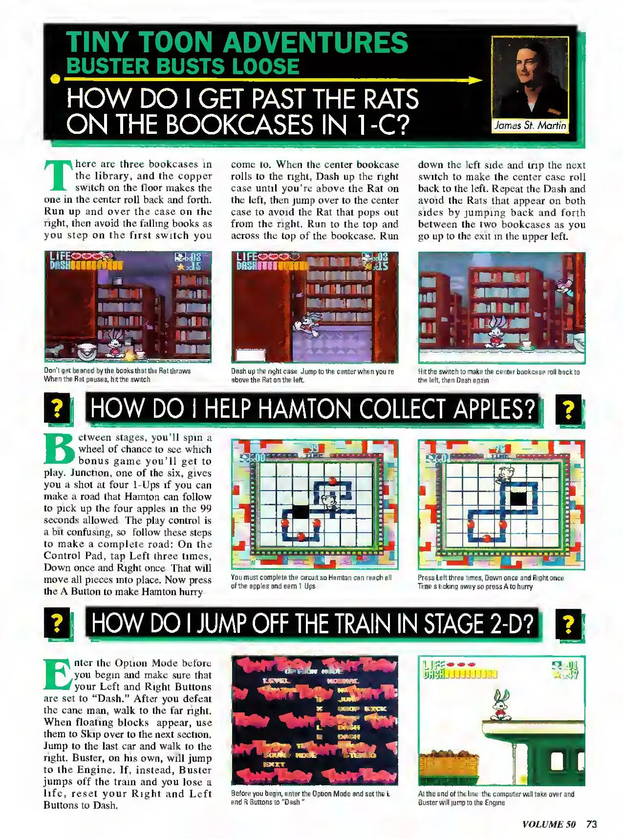 Counselor's Corner from Nintendo Power issue 50, page 73