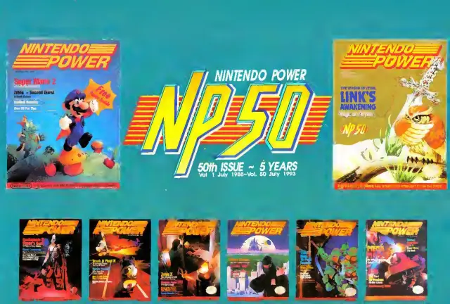 Pull-out poster from Nintendo Power issue 50 — Nintendo Power Volumes 1-50