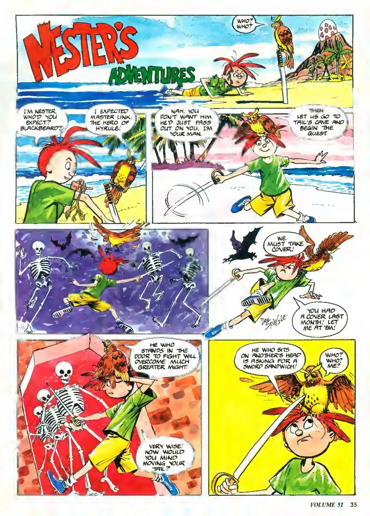 Nester's Adventures from Nintendo Power issue 51, page 37