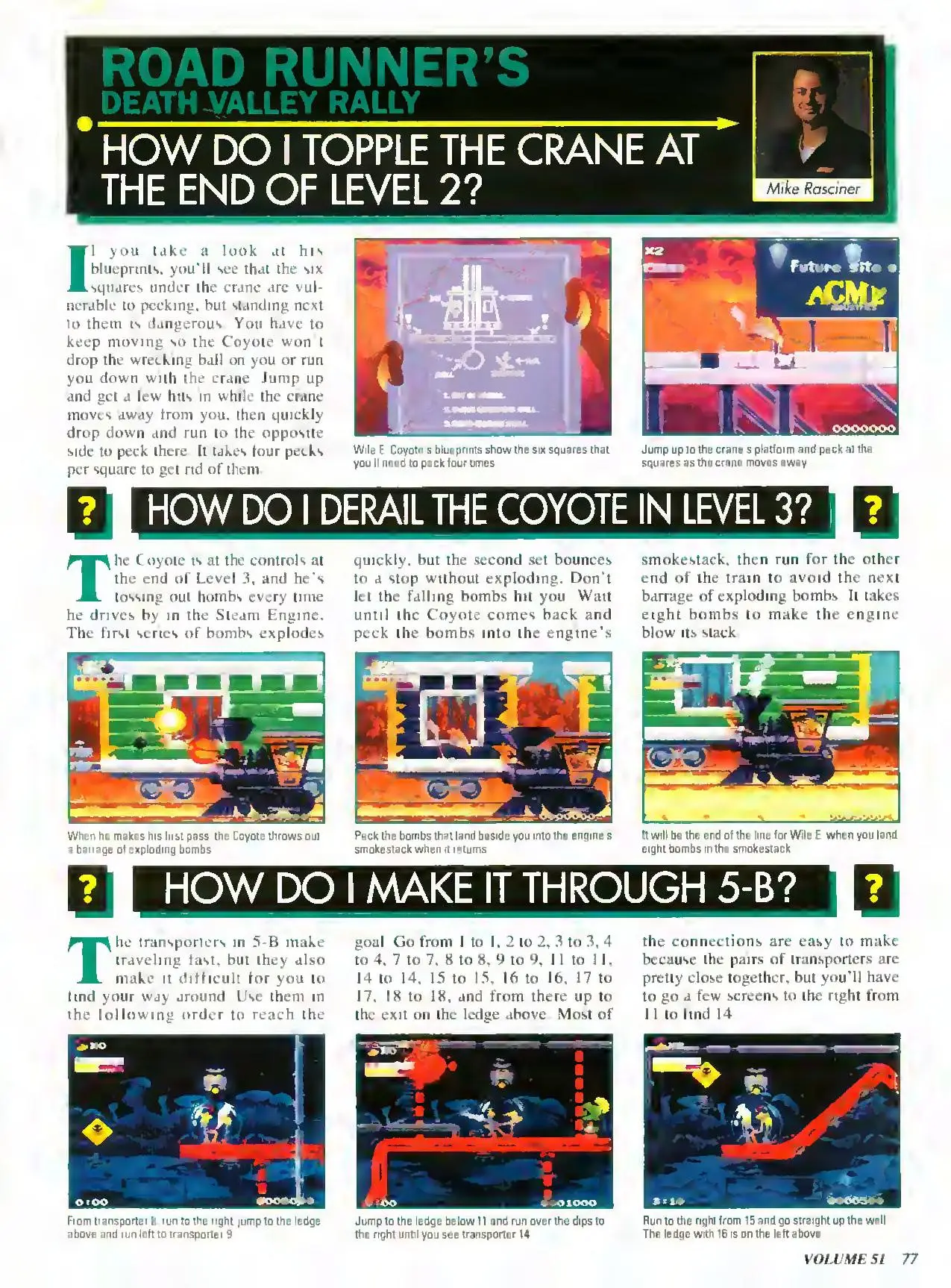 Counselor's Corner from Nintendo Power issue 51, page 77