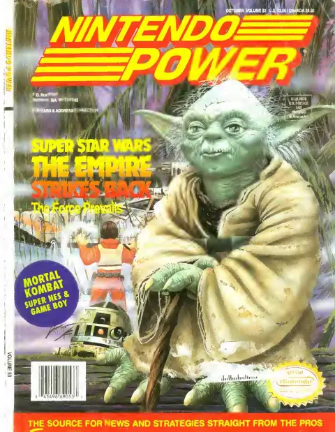 Nintendo Power issue 53 cover — Super Empire Strikes Back
