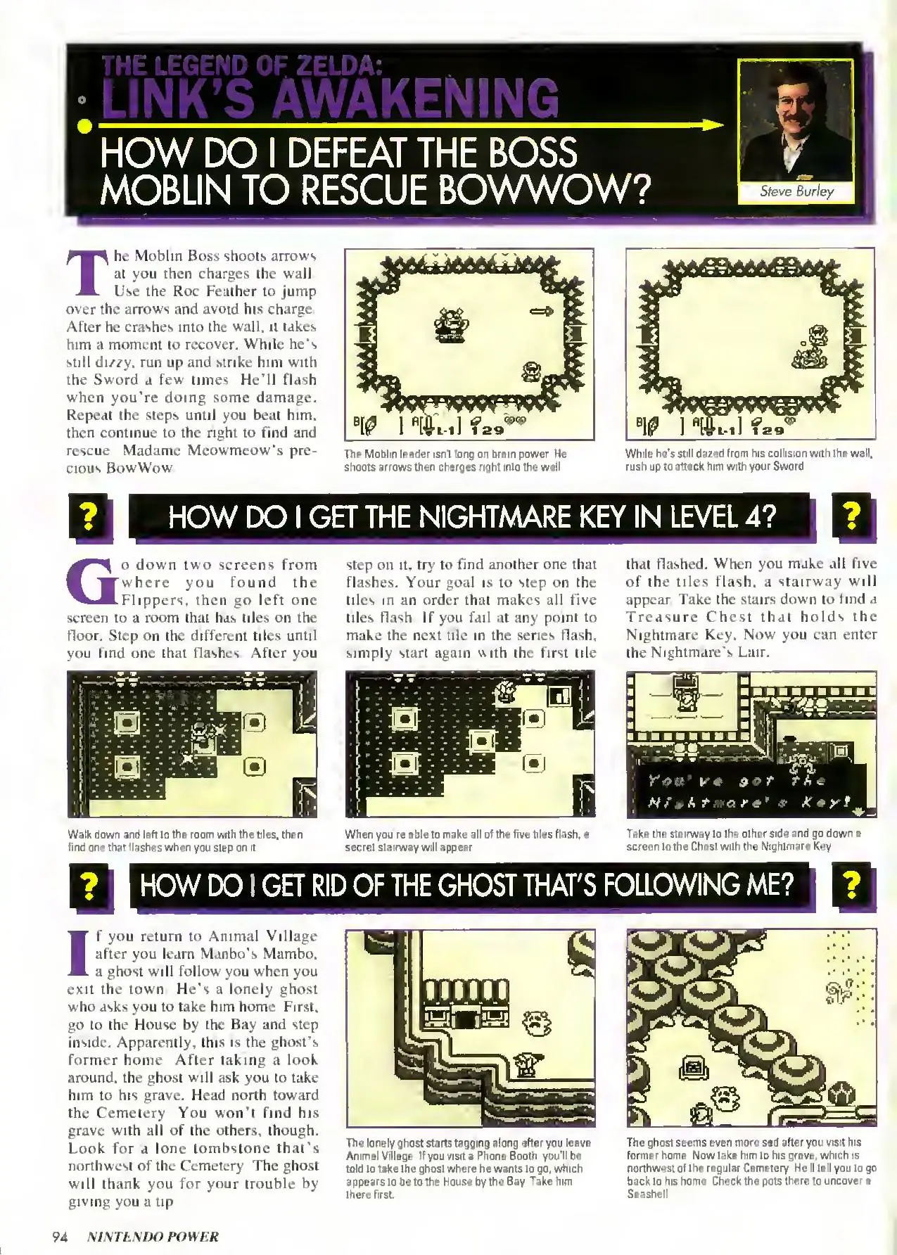 Counselor's Corner from Nintendo Power issue 56, page 53