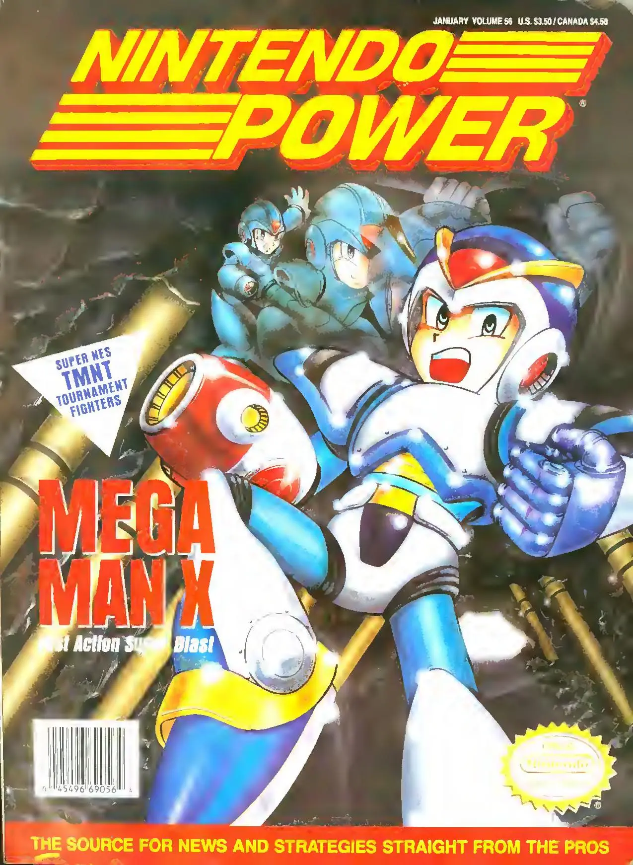 Nintendo Power issue 56 cover — Mega Man X