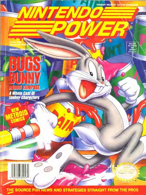 Nintendo Power issue 57 — Bugs Bunny: Rabbit Rampage